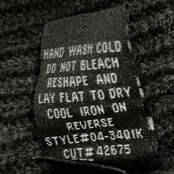 ALYX Black/Gray Quarter Sleeve Button Up Cardigan - Picture 8 of 8